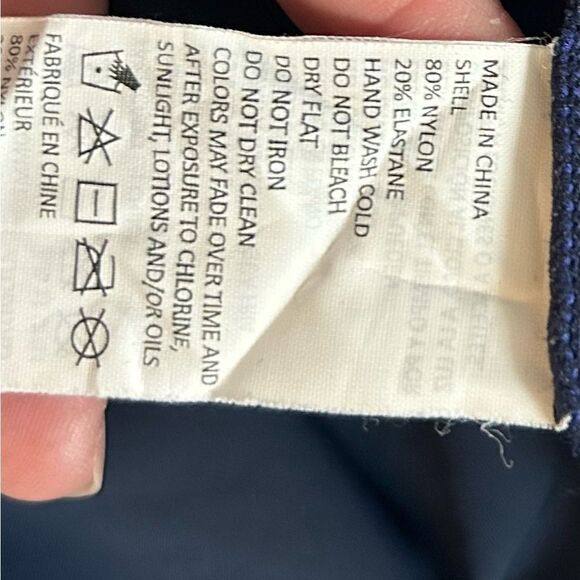 Prana Lorelei Blue Long Sleeve Sun Top Size Medium - Picture 4 of 7